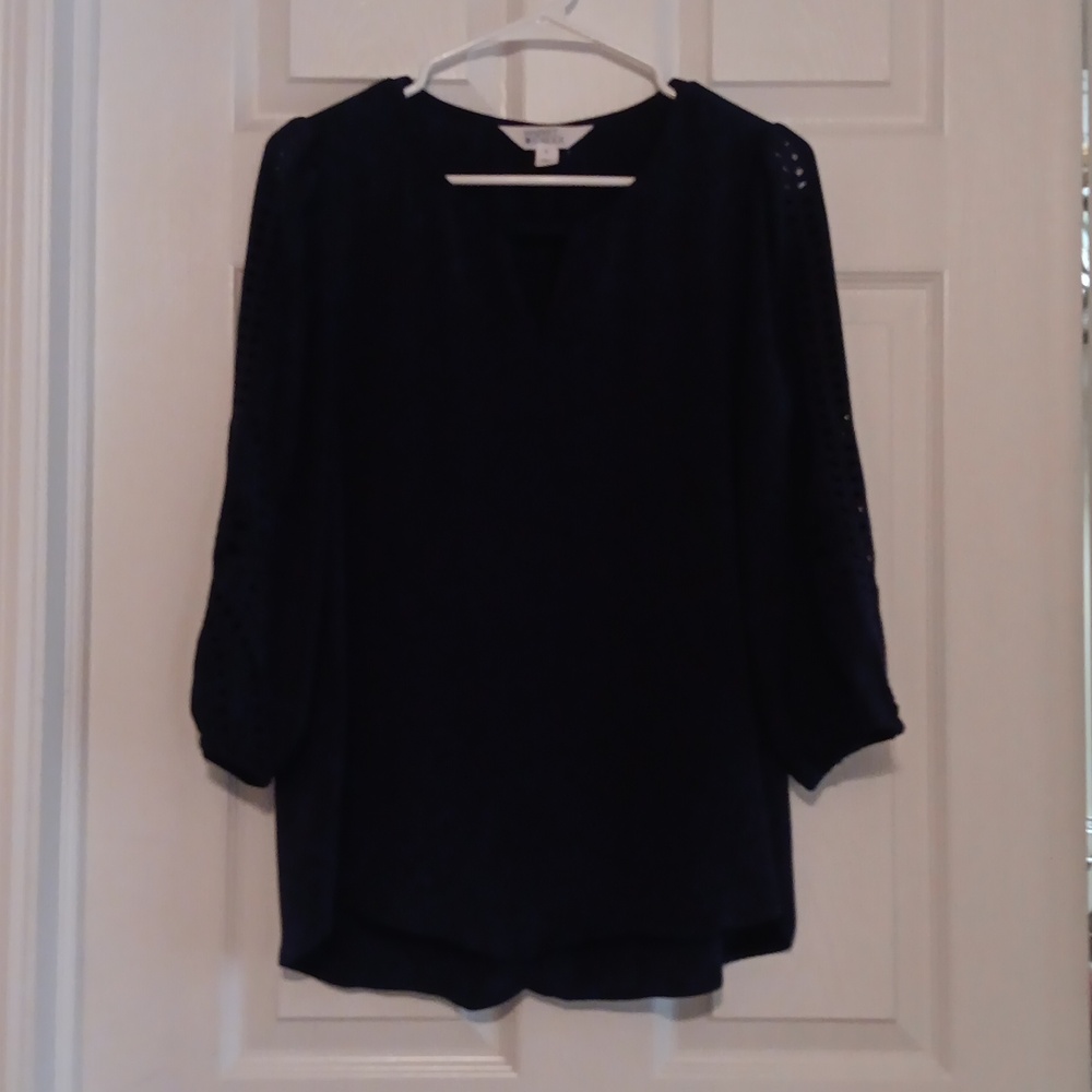 Stitchfix Market Spruce Navy Blue Blouse